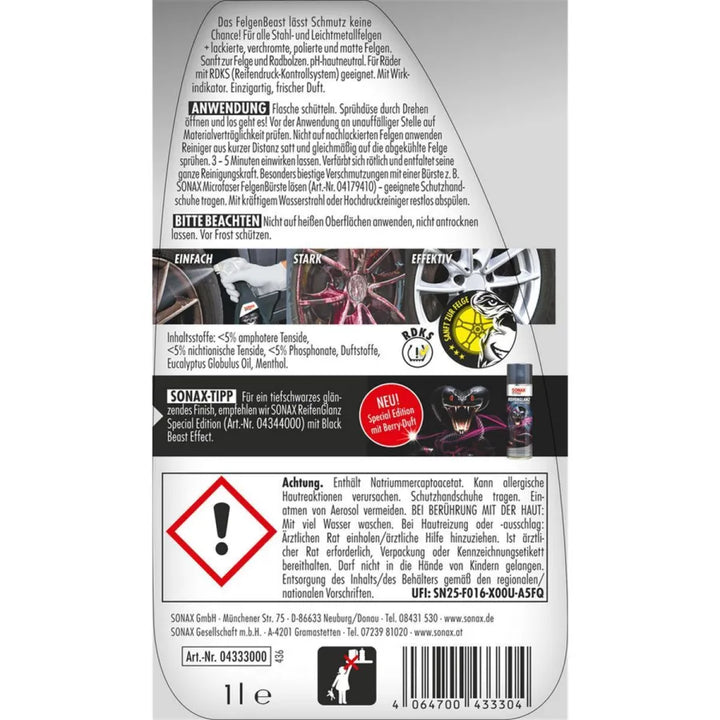 Sonax FelgenBeast Felgenreiniger 5L